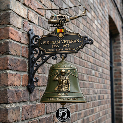 🔔 Last Day Promo: 49% OFF - 🥇 -Vietnam Veteran Tribute Wall Bell🏆