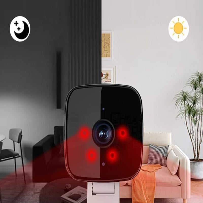 2K Dual-Function Security Camera | Home Monitor + Ultrasonic Repeller for Rats, Snakes & Stray Animals