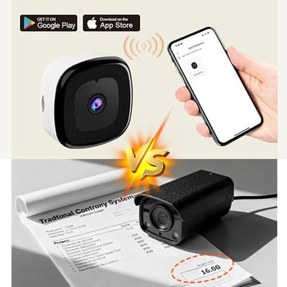2K Dual-Function Security Camera | Home Monitor + Ultrasonic Repeller for Rats, Snakes & Stray Animals