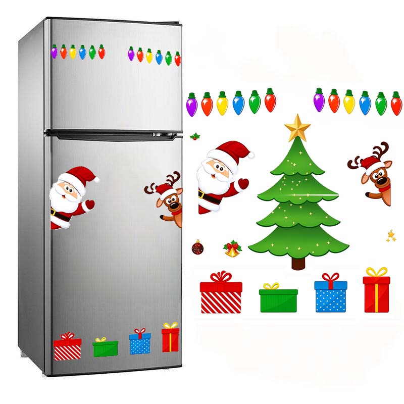 Christmas Refrigerator Magnets,Christmas Tree Magnets for Fridge Stickers Decoration 🎄