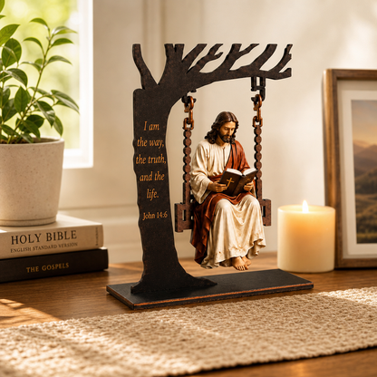 🔥✝️📚Christian Jesus Swing Ornament