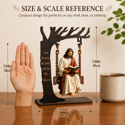 🔥✝️📚Christian Jesus Swing Ornament