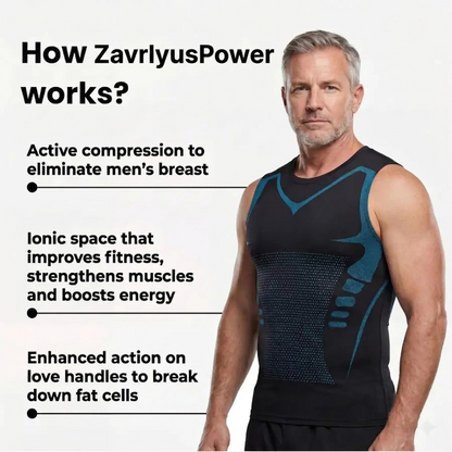 💪Men's Slimming Compression Vest | Posture Corrector Base Layer