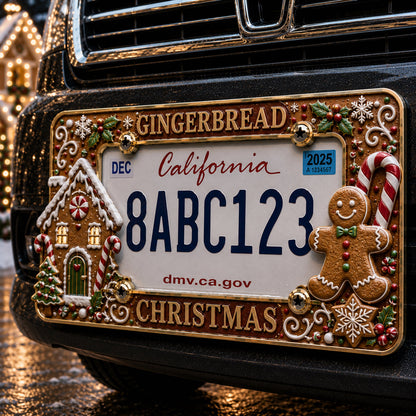 🔥LAST DAY 70% OFF-🎄Christmas License Plate Frame – Festive Style for Every  Ride