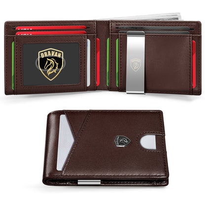 Men’s Leather Wallets with RFID Anti-Theft Protection