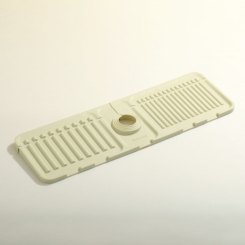 Tap Mat for Kitchen Sink, Splash Guard, Silicone Drying Mat, Quick Drying Stone Sink Tray ✨
