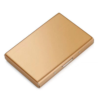 Men's Minimalist RFID Blocking Metal Card Holder Wallet💳