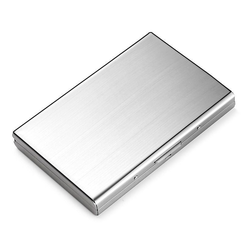 Men's Minimalist RFID Blocking Metal Card Holder Wallet💳