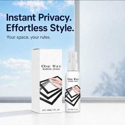 🪟  One Way Mirror Spray | Streak-Free Cleaner for Glass, Windows &  Mirrors