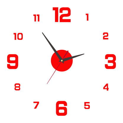 🥳2026 HOT SALE🥳⏰3D DIY Luminous Acrylic Wall Clock Set