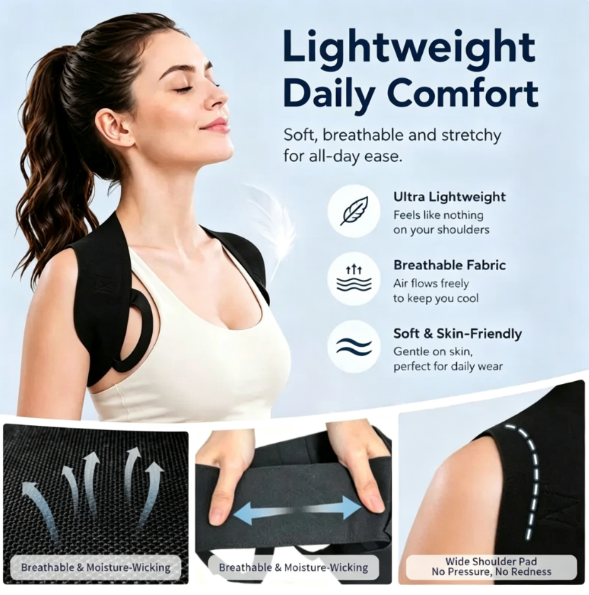 Shoulder Straps Posture Support for Men & Women 🧘