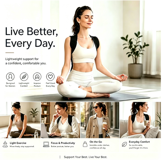 Shoulder Straps Posture Support for Men & Women 🧘