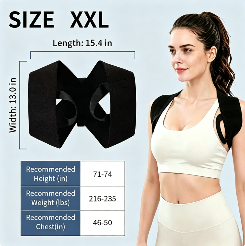Shoulder Straps Posture Support for Men & Women 🧘