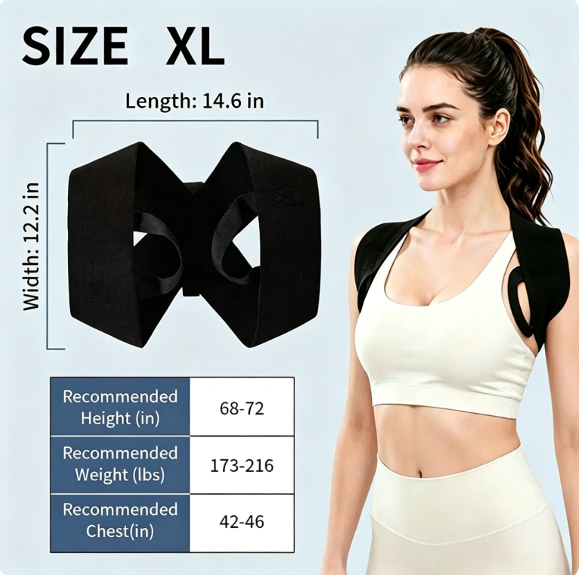 Shoulder Straps Posture Support for Men & Women 🧘