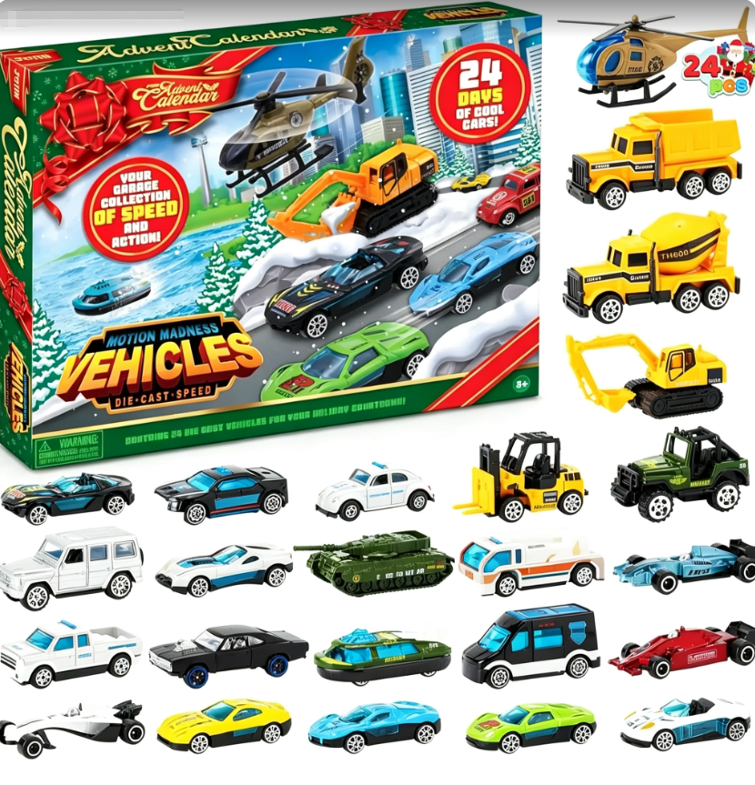🔥 2026 Christmas Car Advent Calendar – 24 Surprises Before Christmas