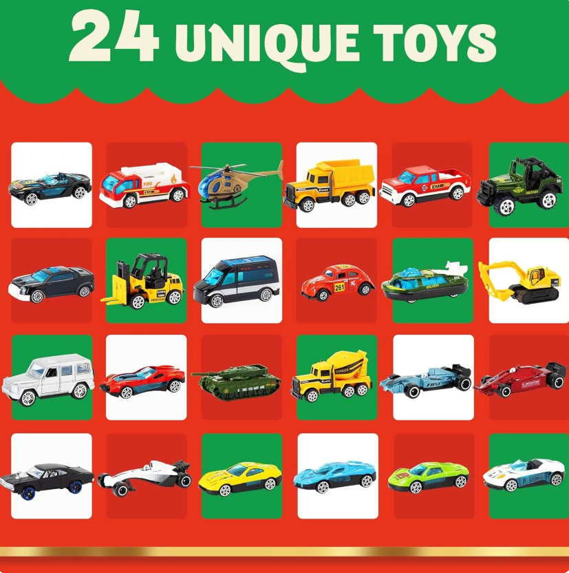 🔥 2026 Christmas Car Advent Calendar – 24 Surprises Before Christmas