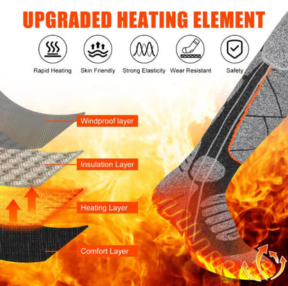 🔥 Rechargeable Heated Socks – Keep Your Feet Warm All Winter