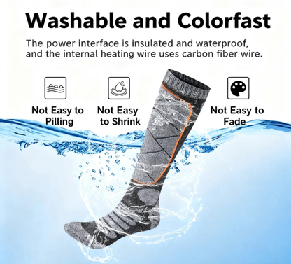 🔥 Rechargeable Heated Socks – Keep Your Feet Warm All Winter
