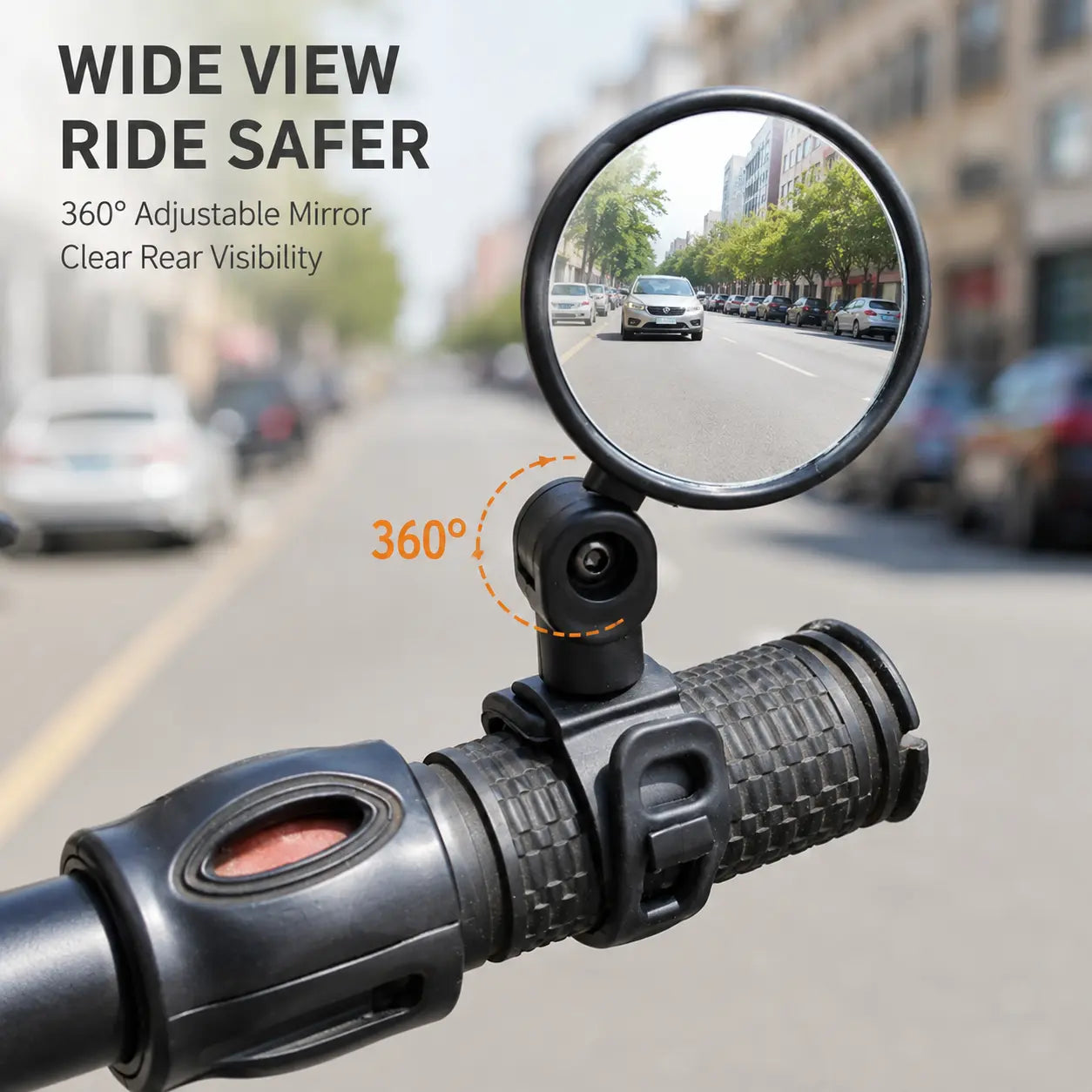 2 Counts, Bicycle Handlebar Convex Rearview Mirror🚲