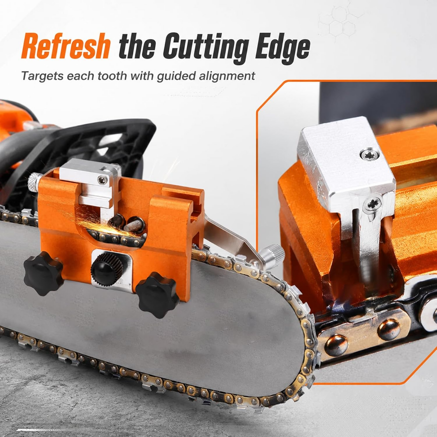 Meet the ultimate pocket-sized chainsaw sharpener engineered
