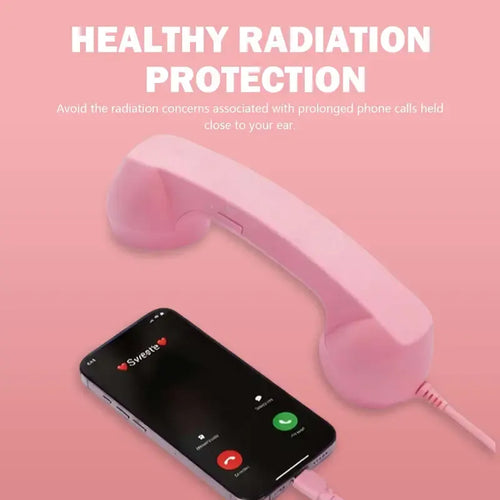 Retro telephone handset with Type-C interface