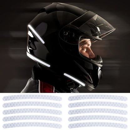 20 PCS Creative Wheel Hub Rim Reflective Stickers