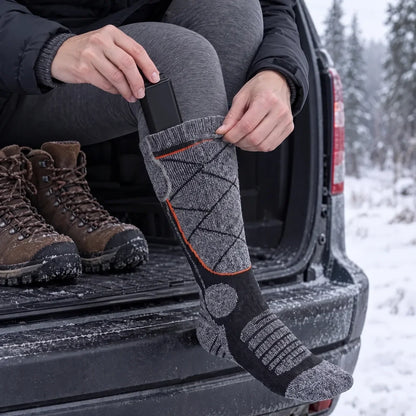 🔥 Rechargeable Heated Socks – Keep Your Feet Warm All Winter