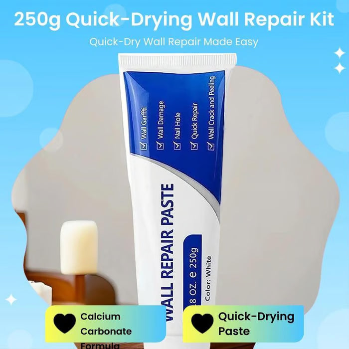 🎁Final 51% OFF🎁Quick, durable✨Drywall Patch Repair Kit- Covers cracks and stains💪