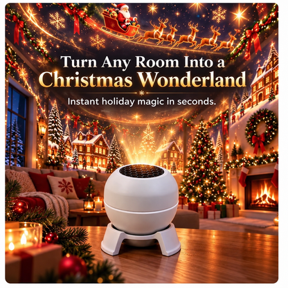 🎅 Turn Any Room Into a Christmas Wonderland – Holiday Projection Night Light