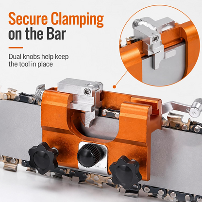 Meet the ultimate pocket-sized chainsaw sharpener engineered
