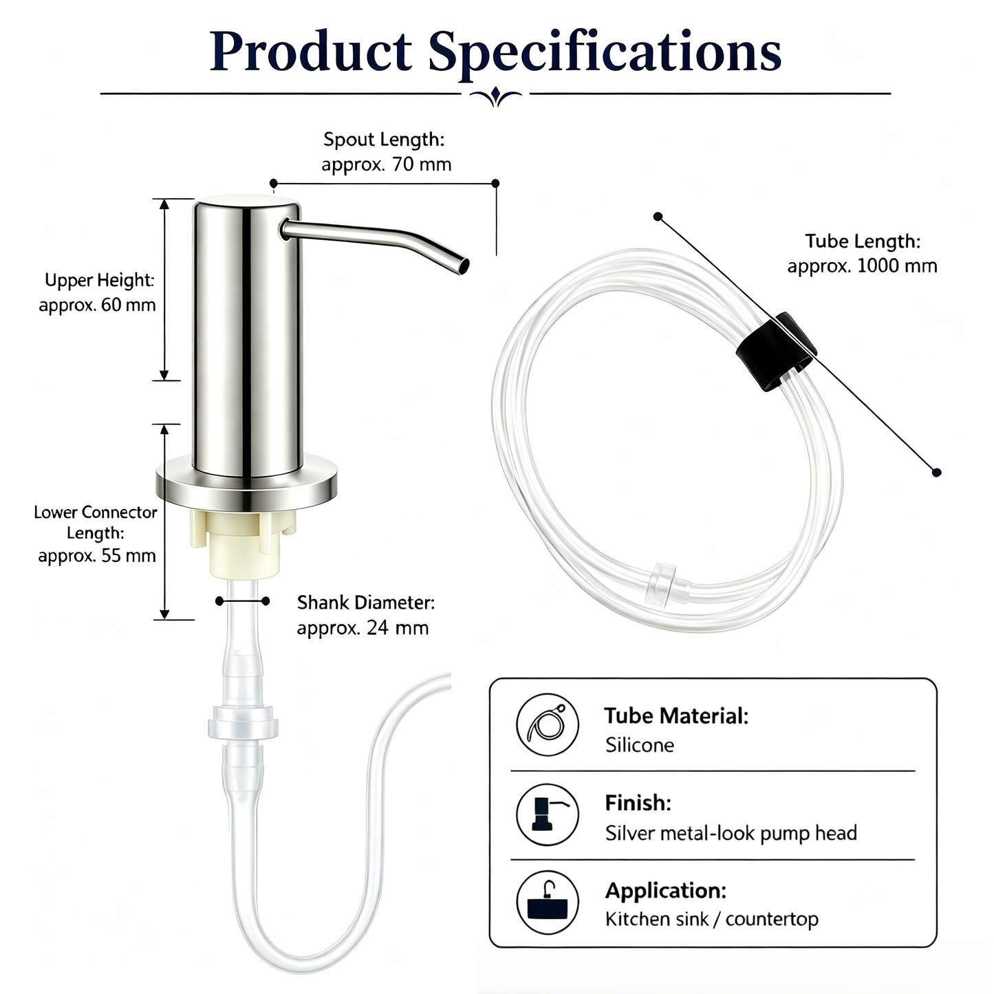 🔥Last Day 50% OFF - 🫧Kitchen Sink Soap Dispensers✨