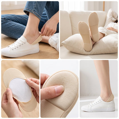 🧦6/10/20pairs Cushioned No-Show Socks with Padded Support for Everyday Walking Comfort