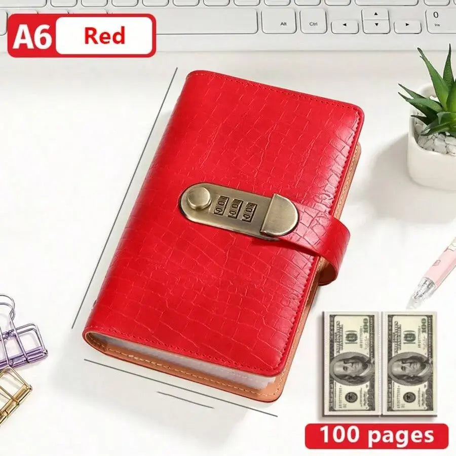100‑Transparent‑Pocket Currency Collectors Album, Top‑Grade PU Leather📘
