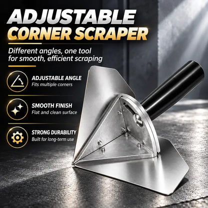 🏠 Corner Finishing Trowel – Stainless Steel Plaster & Putty Tool for Interior Wall Corners