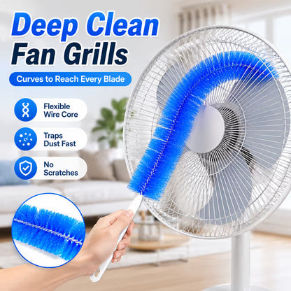 2 Counts Bendable Microfiber Head,Reusable Dust Remover💨