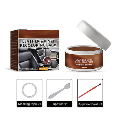 Leather Repair Paste – Fills scratches & scuffs, restores texture.👞