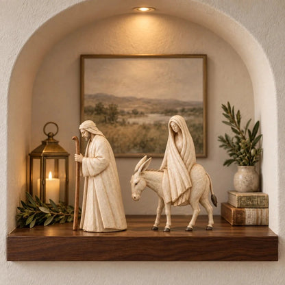 🔥  🌟 Journey to Bethlehem Christmas Nativity Scene Set ✨