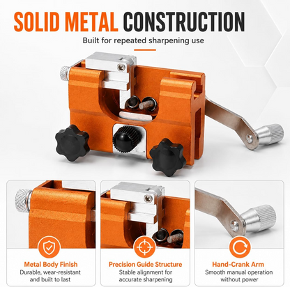 Meet the ultimate pocket-sized chainsaw sharpener engineered