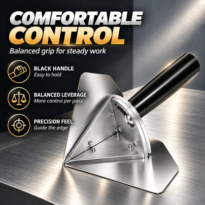 🏠 Corner Finishing Trowel – Stainless Steel Plaster & Putty Tool for Interior Wall Corners