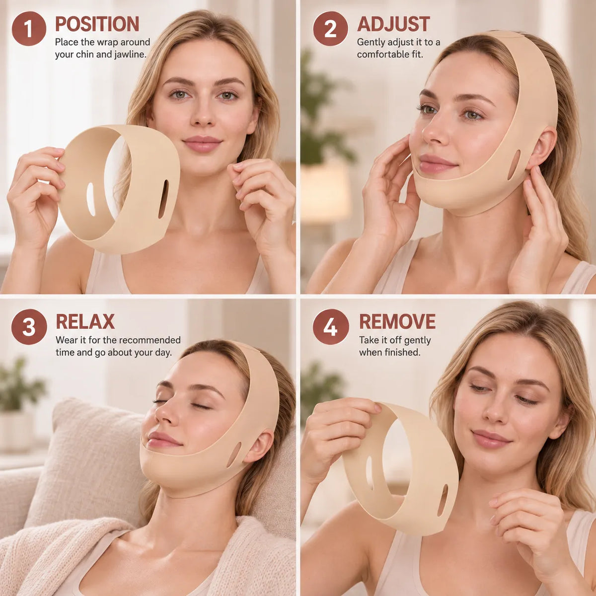 ✨ Adjustable V-Line Face Sculpt Wrap
