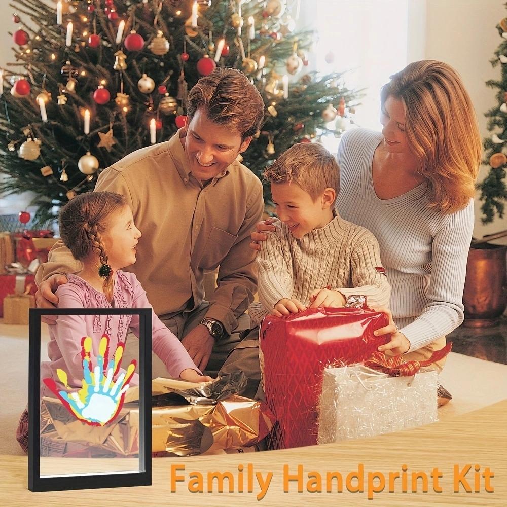 Wooden Transparent Handprint Frame Set, DIY Family Memorial Gift Kit