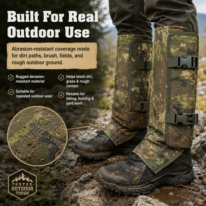 🌿 Snake-Resistant Outdoor Leg Gaiters