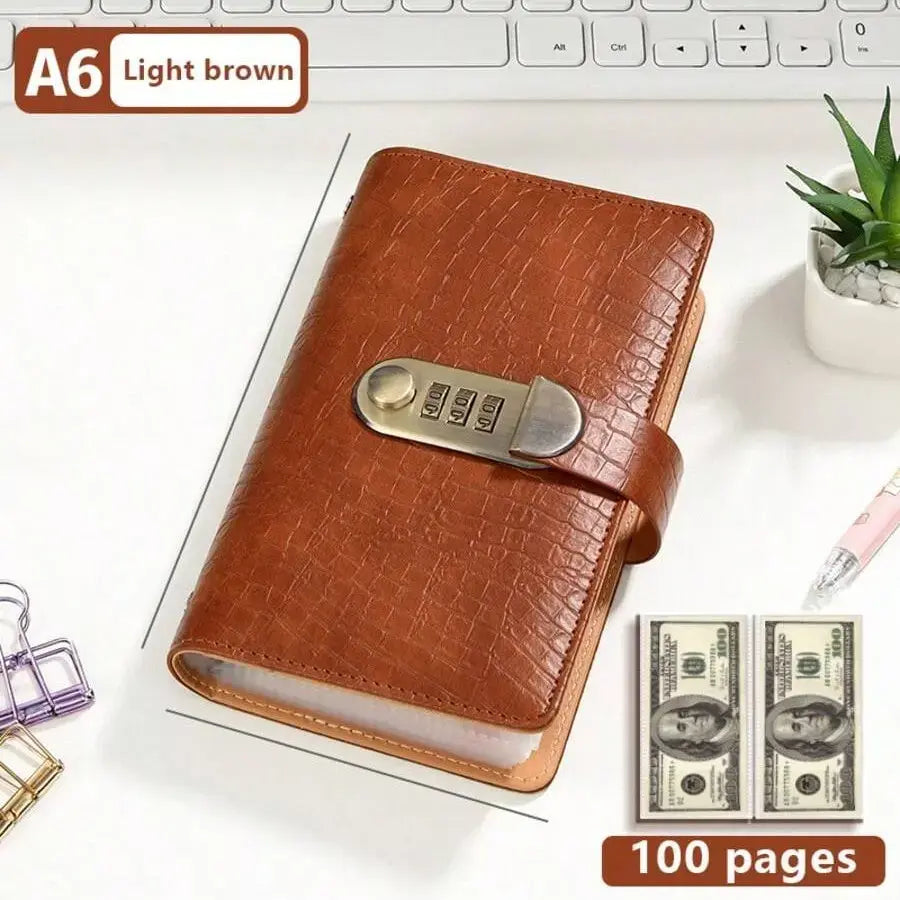 100‑Transparent‑Pocket Currency Collectors Album, Top‑Grade PU Leather📘