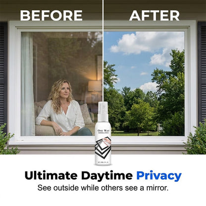 🪟  One Way Mirror Spray | Streak-Free Cleaner for Glass, Windows &  Mirrors