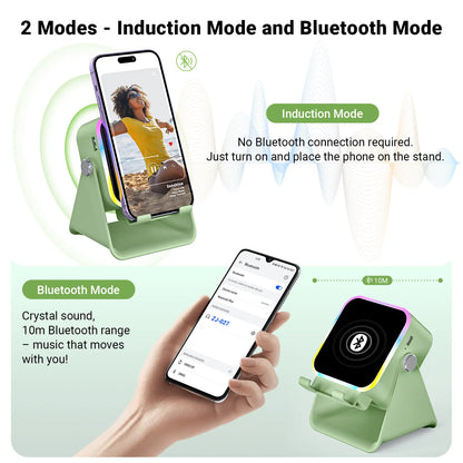 📱PUTARE Wireless Induction Audio Speaker Stand
