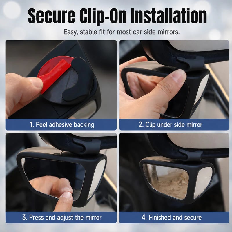 ⏰BUY 1 GET 1 FREE🔥🚗 360° Blind Spot Wide-Angle Rearview Mirror