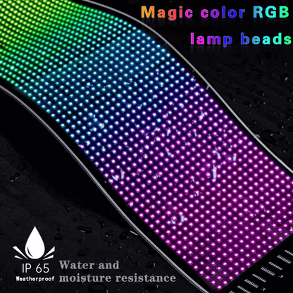 🔥Flash Sale✨DIY Car Dynamic LED Smart Colorful Eye Lamp Soft Screen