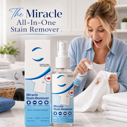 🌟Miracle Stain Remover-Portable Designs🧼Suitable for emergency use at home and in formal settings🎁Free towels