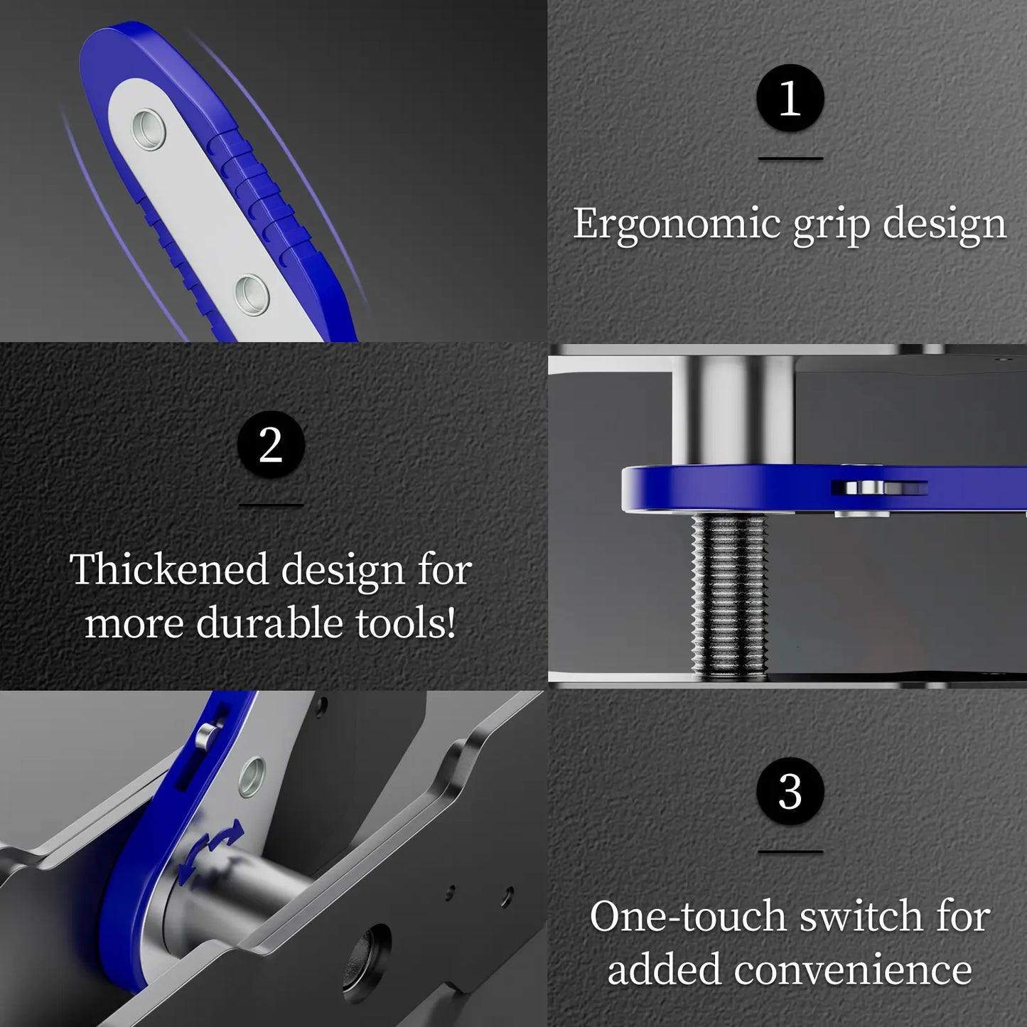 Brake Caliper Piston Press Tool – 360° Rotating Wrench