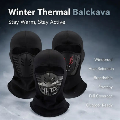 Unisex Fleece Full Face Balaclava Ski Mask - Windproof, Anti-Haze, Soft Sports & Outdoor Hat 🧣